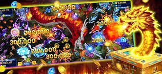 Colourful fish shooting game screen showing multiple sea creature targets and cannon controls